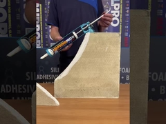 ৫৯০ মিলি ক্যাপাসিটি অ্যাসিড সিলিকন সিল্যান্ট ইনফ্ল্যামেবল এবং বিল্ডিং প্রকল্পে ≤1 মিমি স্ল্যাম্পেবিলিটি