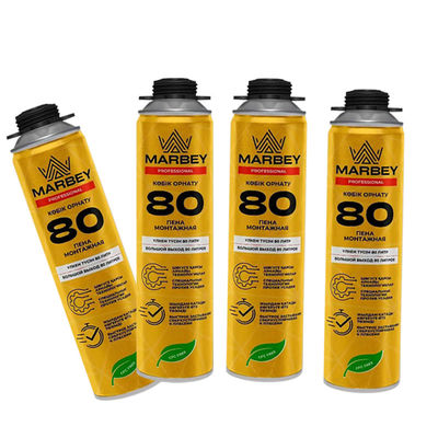 ভালো দাম কারখানার সরাসরি 750 মিলি এক্সপ্যান্ডেবল ফোম পিইউ রাসায়নিক পলিউরেথেন সিল্যান্ট অনলাইন