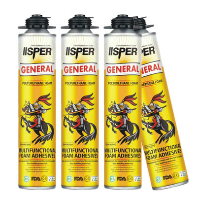 ভালো দাম পলিউরেথেন ফোম সিল্যান্ট জলরোধী 750ml দ্রুত শুকনো উচ্চ কঠোরতা অ্যালুমিনিয়াম দরজা ভর্তি অনলাইন