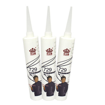 ভাল আবহাওয়া এবং জল প্রতিরোধের শিল্প অ্যাপ্লিকেশন জন্য নিরপেক্ষ নিরাময় সিলিকন সিল্যান্ট