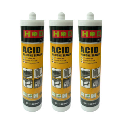 জলরোধী ৩০০ মিলি অ্যাসিটিক সিলিকন সিল্যান্ট সাদা বাথরুম রান্নাঘর জানালা