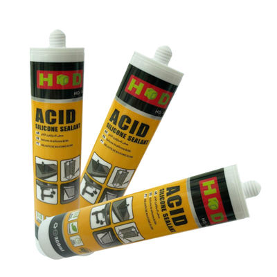 ওএম কালো অ্যাসিটিক সাধারণ সিলিকন আঠা জলরোধী কাঁচের জানালা