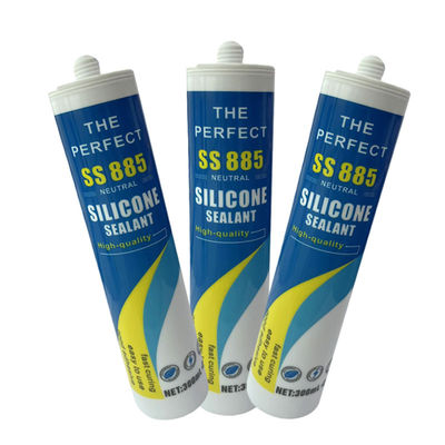 OEM কালো নিরপেক্ষ নিরাময় অ্যান্টি-মিলডো ওয়াটারপ্রুফ গ্লাস উইন্ডো সিল্যান্ট