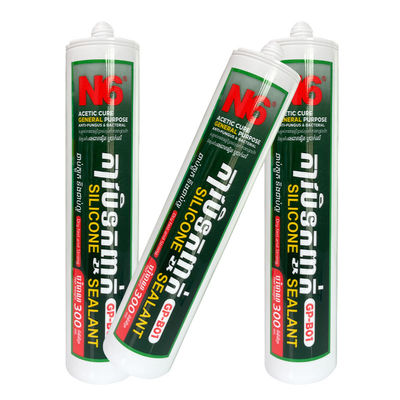 ভালো দাম সাদা স্বচ্ছ জলরোধী অ্যাসেটোক্সি অ্যাসিড সিলিকন সিল্যান্ট বাথরুম গ্লাস ইনস্টলেশন অনলাইন